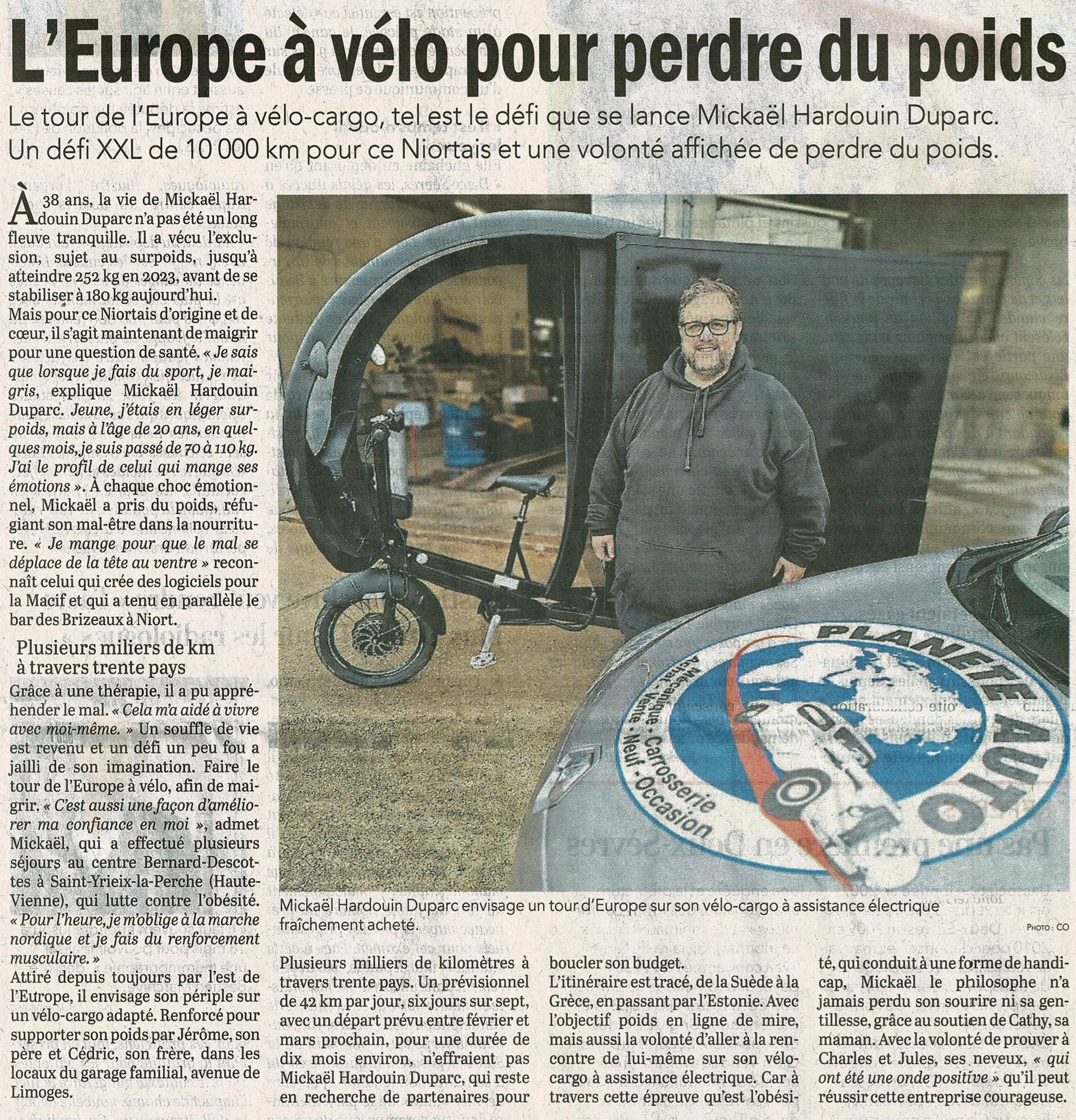 Il a pesé jusqu'à 252 kg… Mickaël se lance…